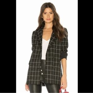 Joie Harlene Windowpane Blazer